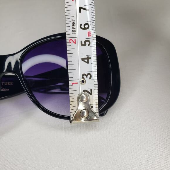 Y2K Juicy Couture Shades Rich Girls Rhinestone Black Sunglasses Limited Edition main image 4